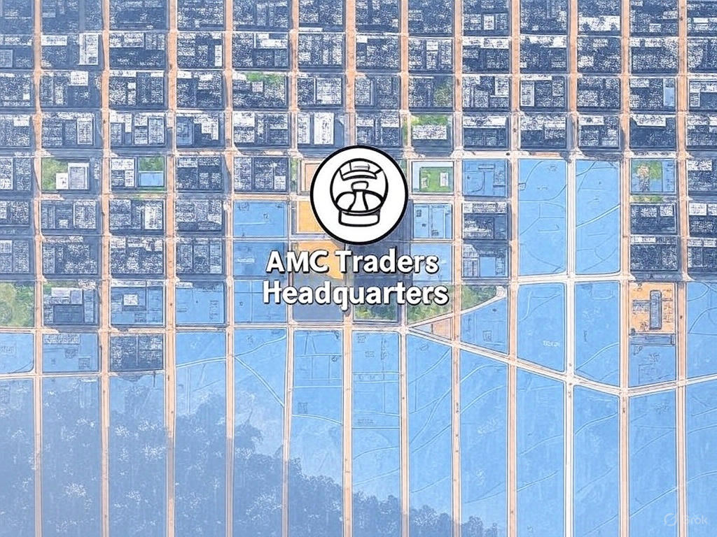 Map showing AMC Traders headquarters location in Mumbai, India
